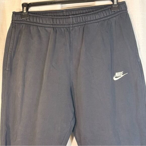 Nike Black loose fit Jogger Pants with Pockets drawstring waist size L - Picture 2 of 9